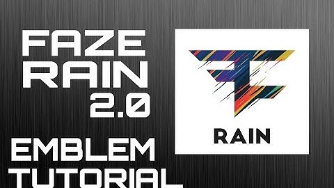 EPIC FAZE RAIN 2.0 EMBLEM TUTORIAL! BLACK OPS 3 EPIC EMBLEM TUTORIAL. @FaZeRain