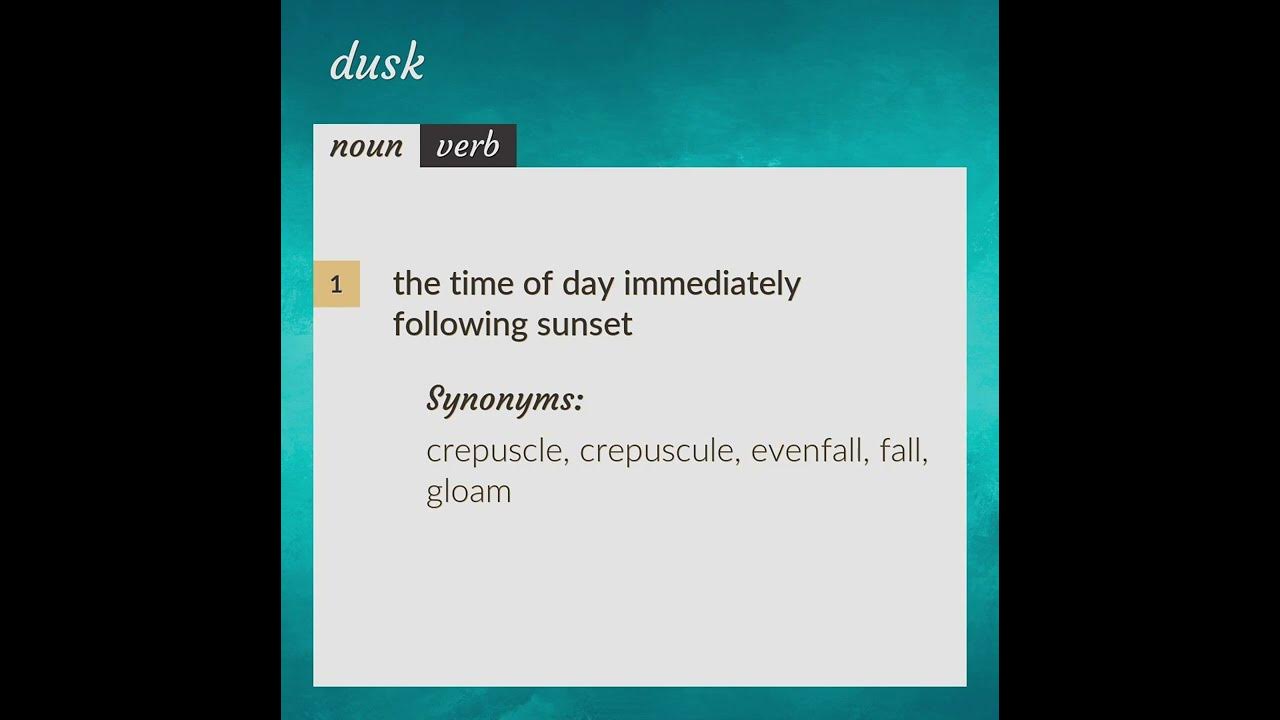 dusk-meaning-of-dusk-youtube