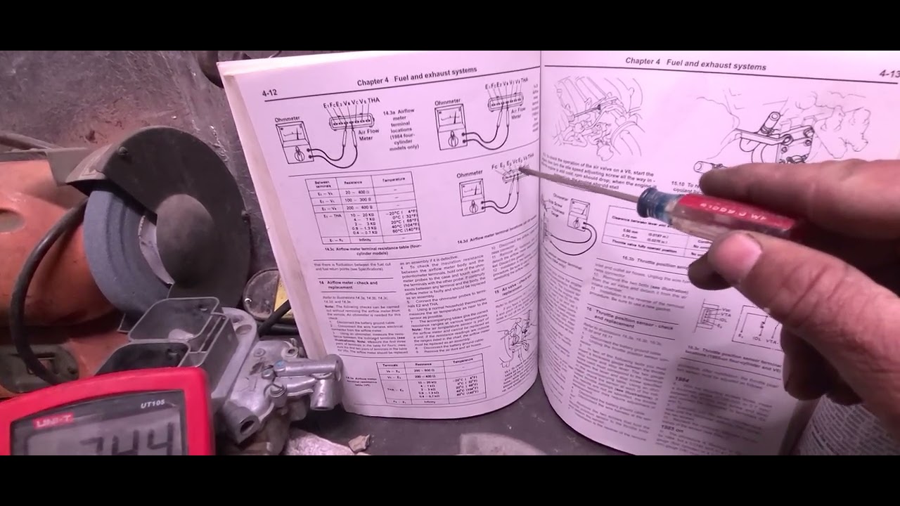 Toyotas 22r 3.0 1984 asta 1995 como chequear maf sensor - YouTube