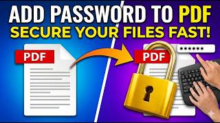 Password Protect PDF | How to Add a Password to a PDF File (Two easy methods)