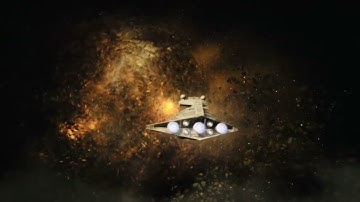 Star Wars Force Unleashed Starkiller brings down a Star Destroyer part 1 Xbox one x Gameplay 