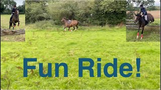 Trail Hunt Fun Ride Adventure with My New 7YO Irish Thoroughbred Horse | Equestrian
