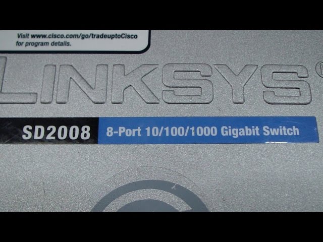 Linksys Cisco SD2008 Gigabit LAN Switch Repair
