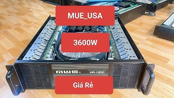 Đẩy 2 Kênh MUE_USA MA1800 Xịn Sò Nổi Tiếng Bao Chơi Full Đôi Súp Kép Coll 125 Căng Đét Giá Rẻ 