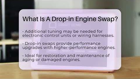 What Is A Drop-in Engine Swap? - Talking Tech Trends