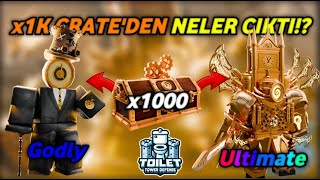 Toilet Tower Defense 1000 Clock Kutusu Açtık/Neler Çıktı