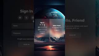Glassmorphism Sign In & Sign Up Form | Login & Registration Form