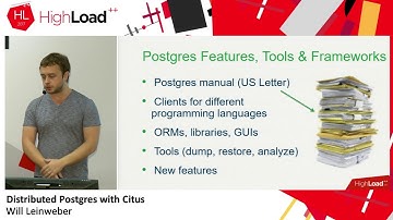 Distributed Postgres with Citus / Will Leinweber (PostgreSQL)