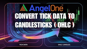 Converting Tick to OHLC to Candlesticks ( AngleOne )