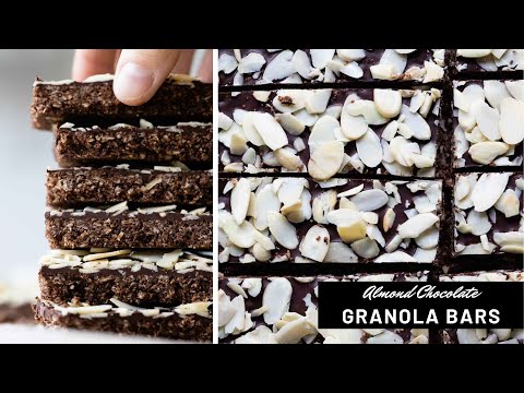 Chocolate Almond Granola Bars