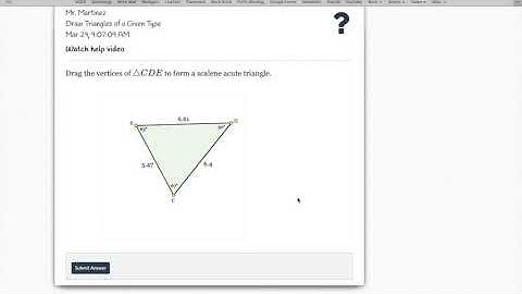 Sample Deltamath Help Video
