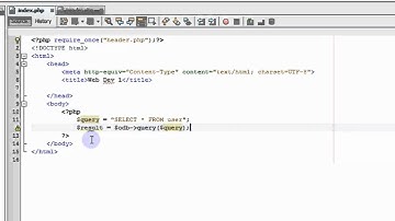 PHP Tutorial Video 15 - Connecting to MySQL with PDO