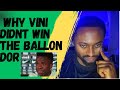 Why Vinicius Jr did not win the Ballon D’or