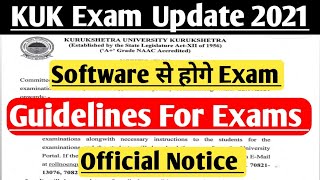 Software से Exam | Distance/Private Guidelines | Blended Mode | Kuk Exam Updates | By Ak screenshot 1