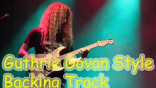 Guthrie Govan Style Rock Fusion Backing Track Bm chords