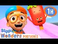 Blippi Aprende Como Picolés São Feitos! | Blippi em Português | Vídeos Educativos para Crianças