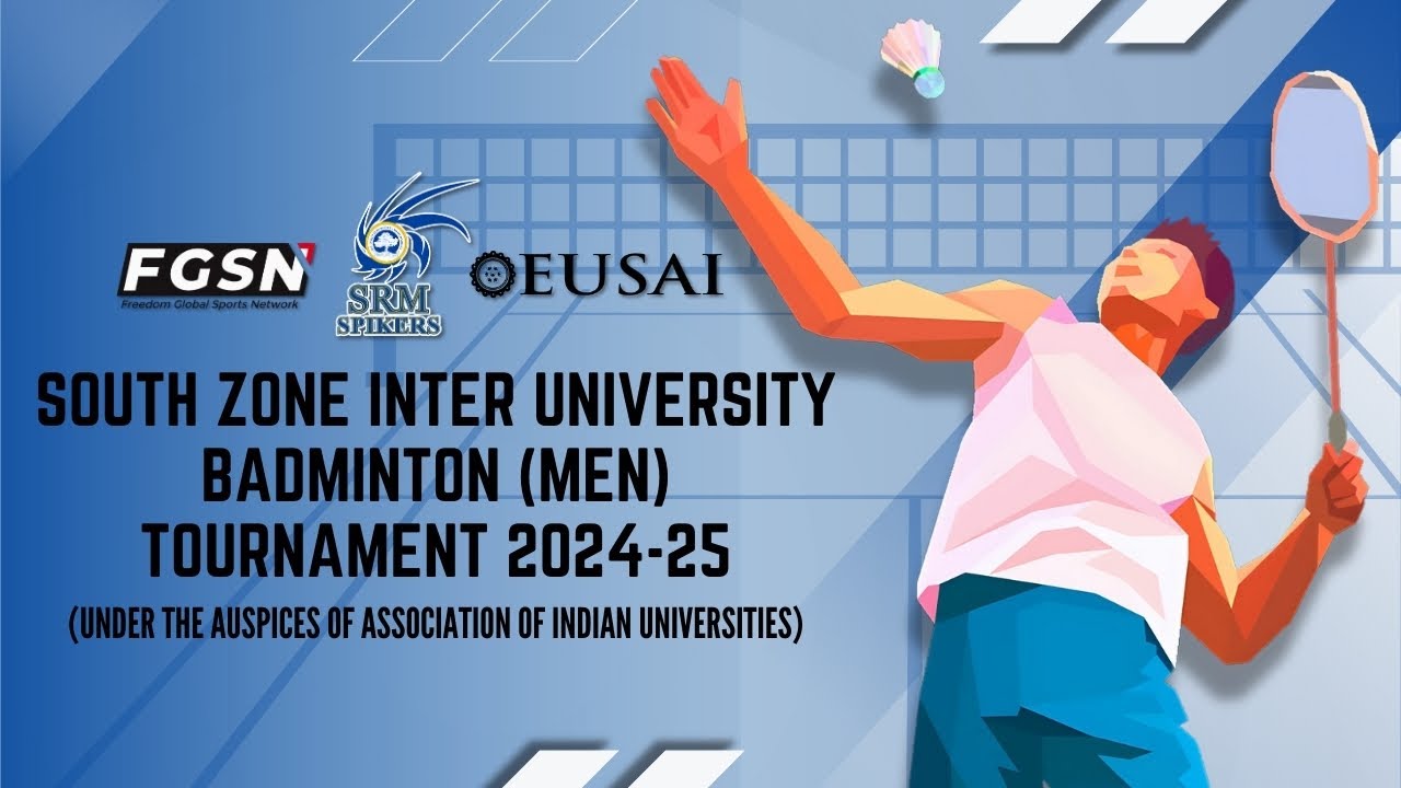 FINAL || SRM AP vs SRM IST  || SOUTH ZONE INTER UNIVERSITY BADMINTON MEN TOURNAMENT2024