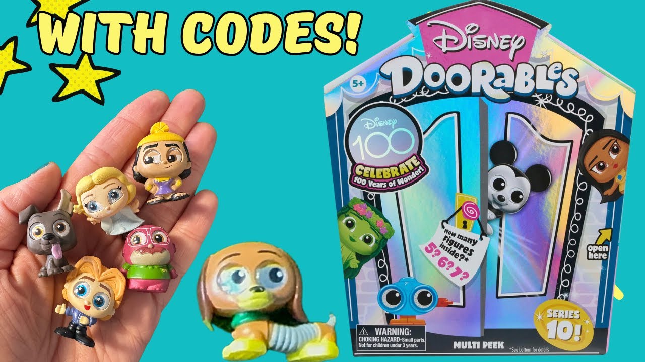 Disney Doorables Series 10 Multi Peek Unboxing with Codes 