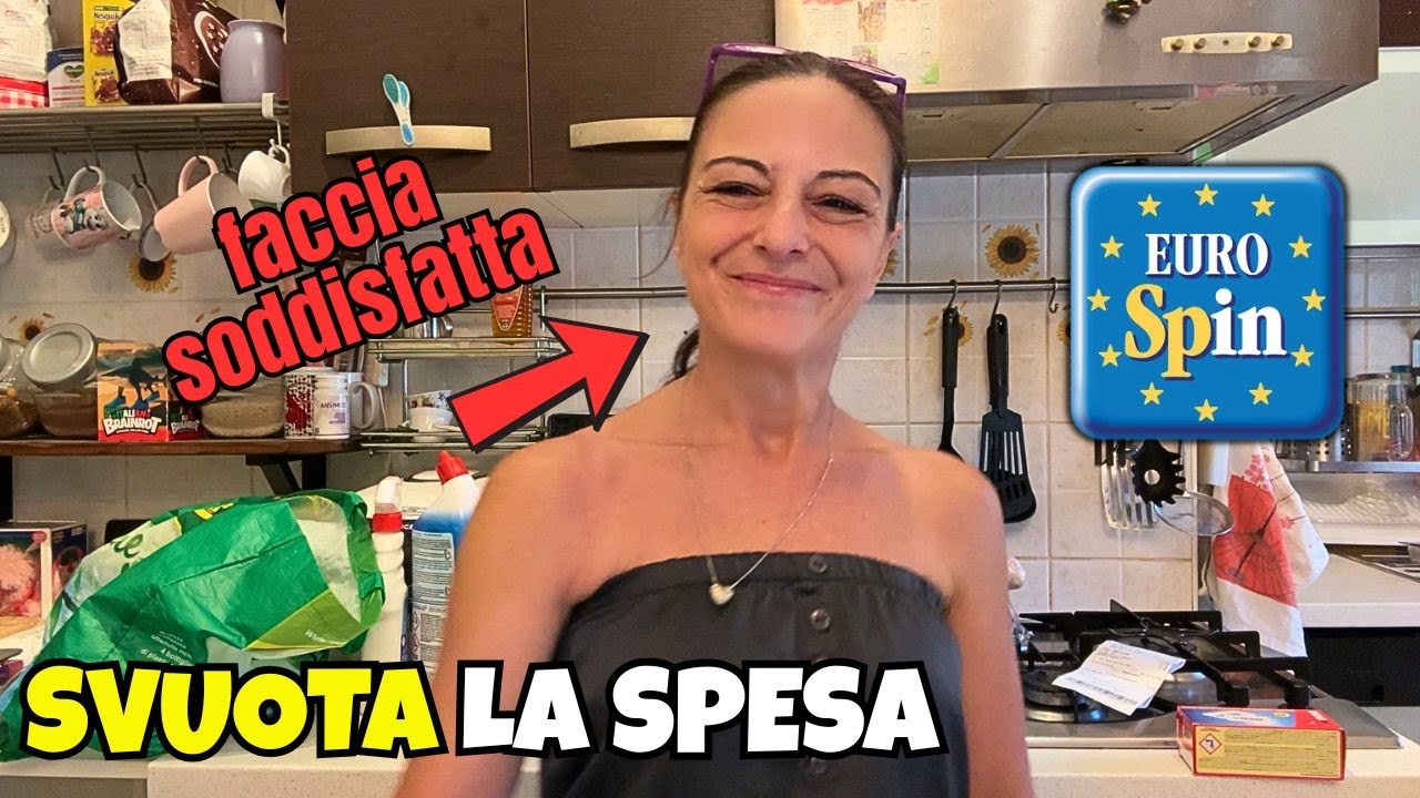 SVUOTA LA SPESA EUROSPIN CON MAMMA E CHIACCHIERE