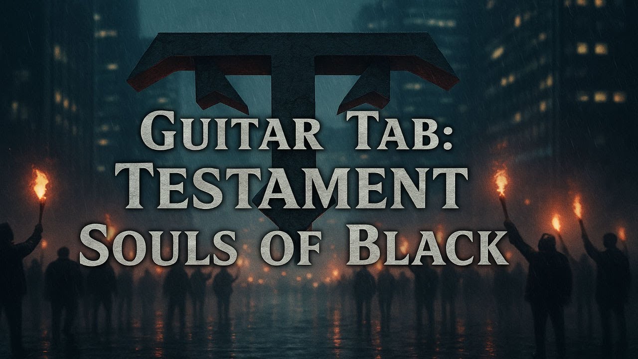 Guitar Tab: Testament (Alex Skolnick) - Souls of Black - YouTube