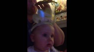 Baby Afraid Of Party Horn