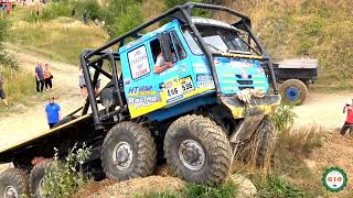 European Tatra 8x8 Truck Action Uphill and Downhill in Off-Road Truck Trials (2)