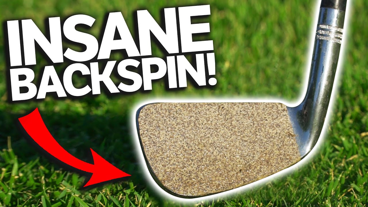 We Put Sand Paper On Golf Clubs... MAX SPIN | ILLEGAL CLUBS - YouTube