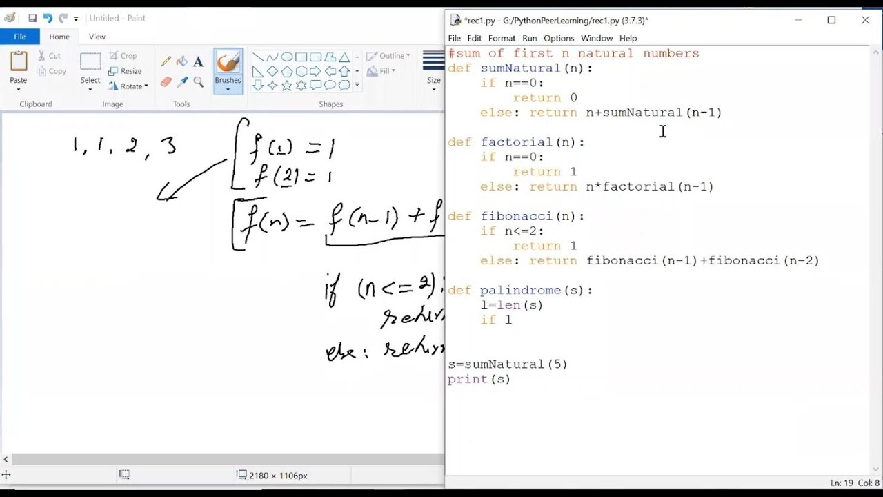 Recursion in Python - YouTube
