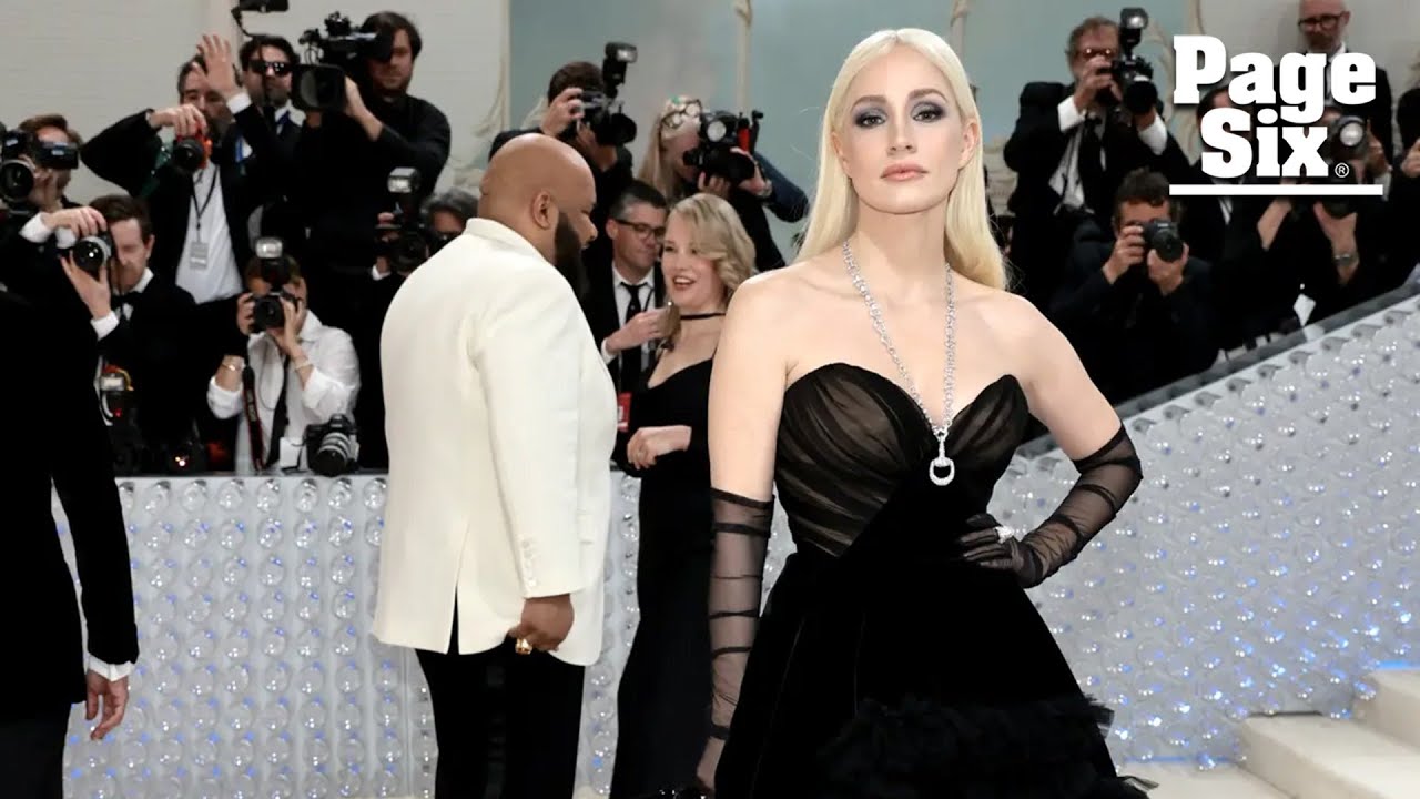 Jessica Chastain Blonde Met Gala Unrecognizable