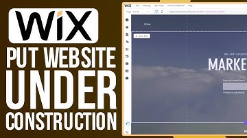 How To Put Your Wix Website Under Construction (2025) Create Coming Soon Page!