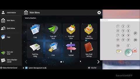 Canon ImageRunner: How to get the IP address and Print the Configuration Page