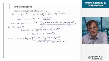 3.3 Properties of Smooth and Strongly Convex Functions