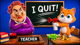 PRANKING My TEACHER Until She QUITS in ROBLOX!