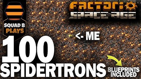 Can 100 Spidertrons Defeat all the Biters on Nauvis? Find out in Factorio Space Age