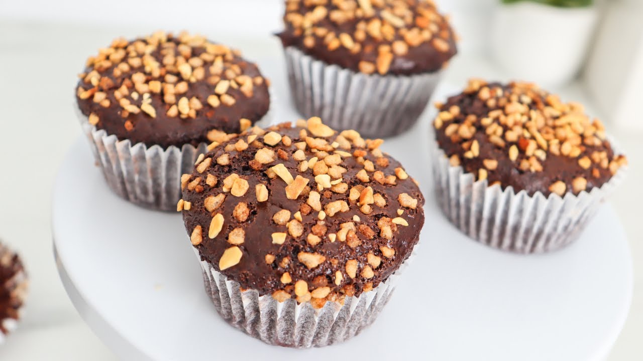 Muffins au chocolat sans farine | Recette facile sans gluten