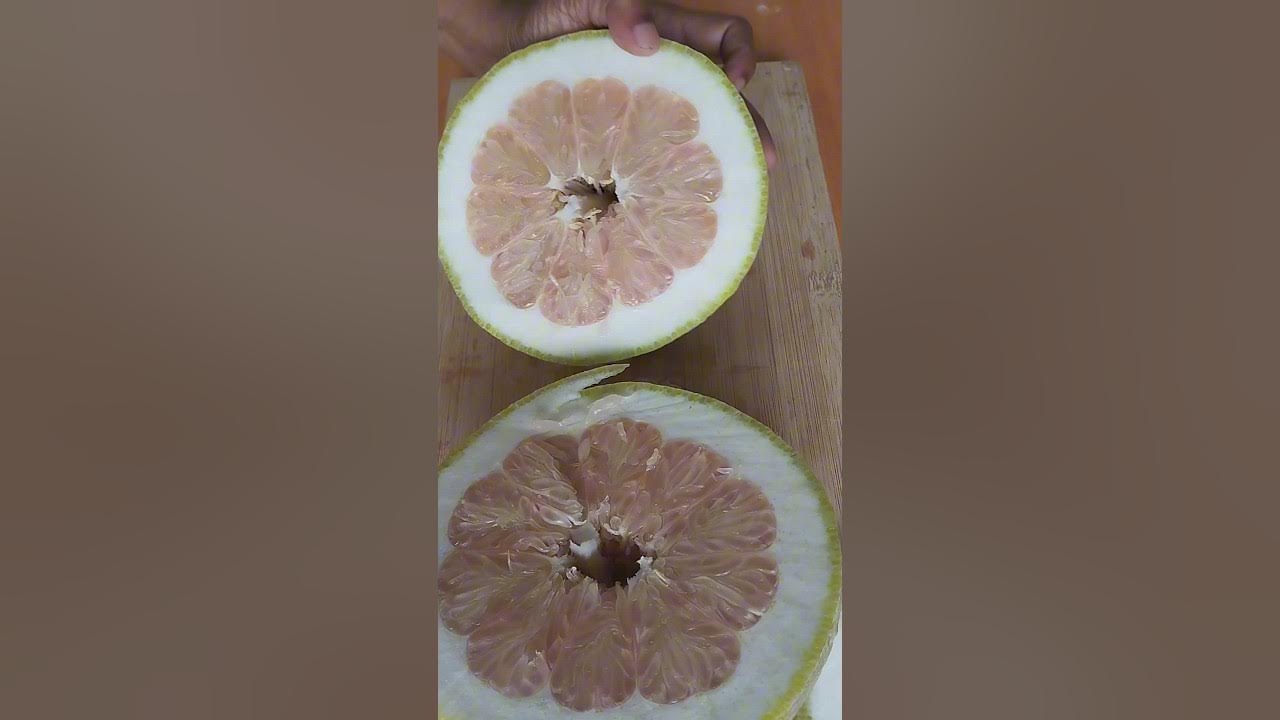 How we eat Pomelo 🍊 Masala Grapefruit pomelo shorts asmr jambura 