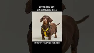 편하고 안전한 산책을 위한 베러워크 하네스_YELLOW