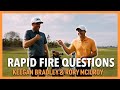 Rory mcilroy  keegan bradley answer your burning questions