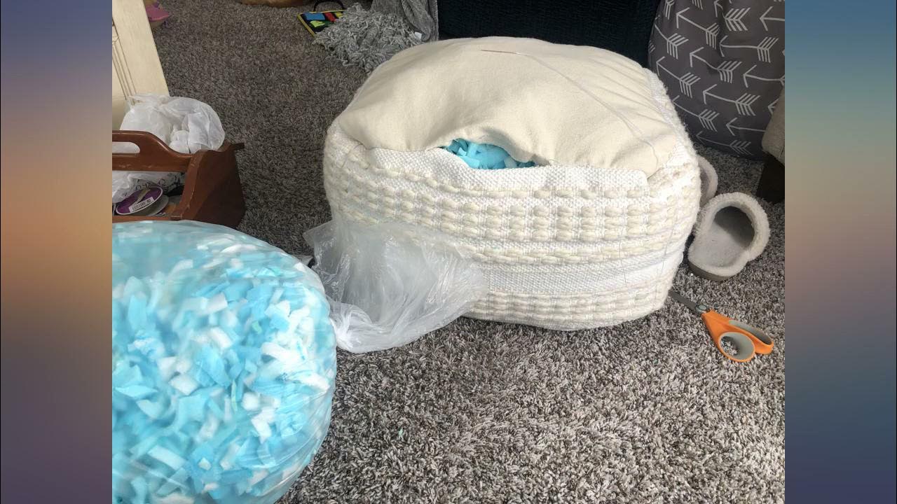 Make Your Bean Bag as Good as New with Blue Shredded Memory Foam Refill -  Ashley
