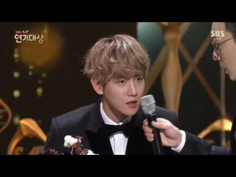СUT2 161231 EXO Baekhyun SBS Drama Awards Daisy RfStewart 