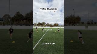 2 Team Passing Soccer Drills - focusing on Pass & Move, Touch & Play, Timing, Pass Accuracy #soccer