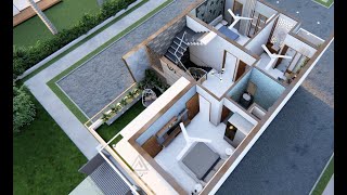 25X50 House Design 3D 