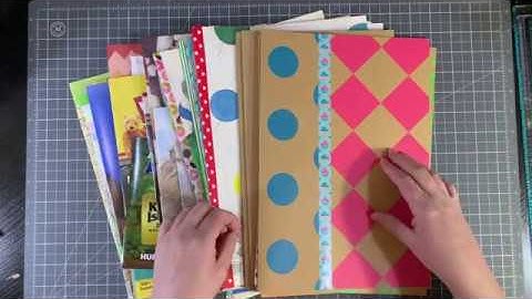 Making a Glue Book Start to Finish - Part 7 - Making Signatures & Poking Holes