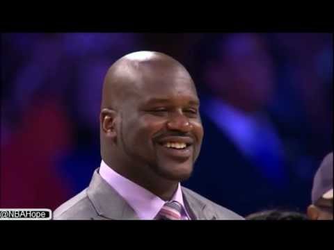 Shaq the beloved showman gets his number retired by Lakers - NBC