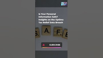 Optima Tax Relief Data Breach | Protect your PII