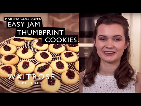 Martha Collison's Easy Jam Thumbprint Cookies | Waitrose and Partners