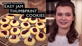 Martha Collison's Easy Jam Thumbprint Cookies | Waitrose Profile