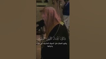سوره القارعه #للشيخ ياسر بن راشد الدوسري"#حزين 😣💔