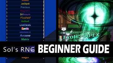 SOLS RNG BEGINNERS GUIDE (Sol