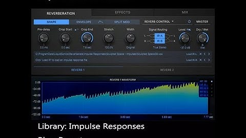 LiquidSonics Reverberate 3  - Presets and Impulse Responses
